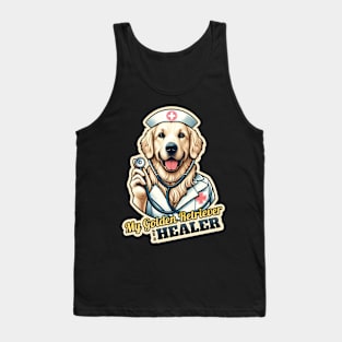 Golden Retriever Doctor 2. Tank Top